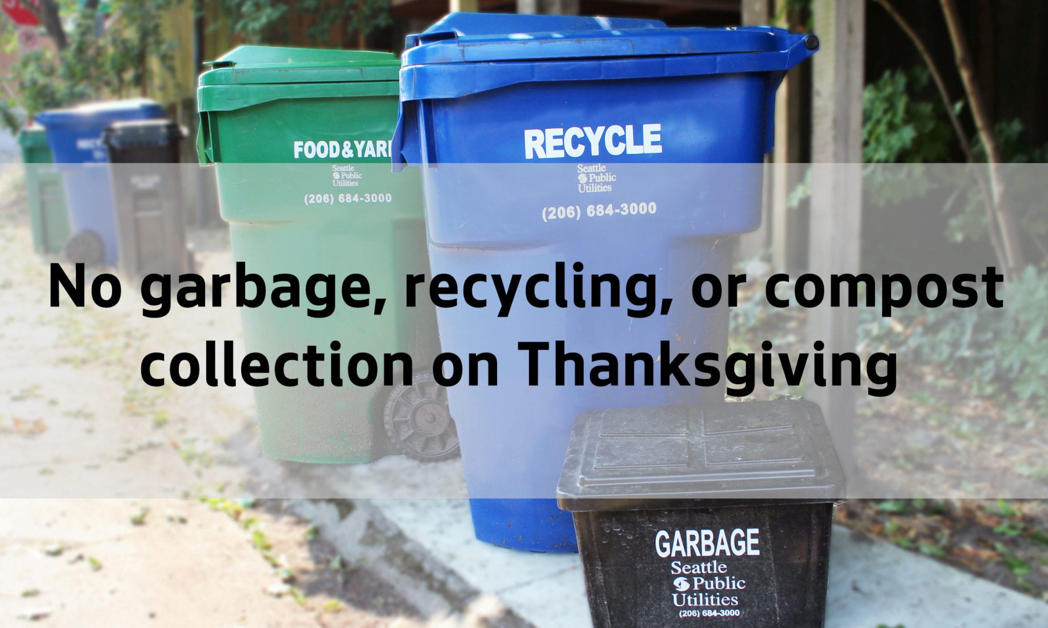 No Solid Waste Collection on Thanksgiving Day At Your Service