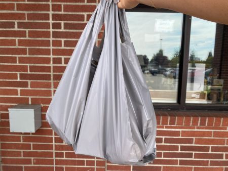 A reusable shopping bag.